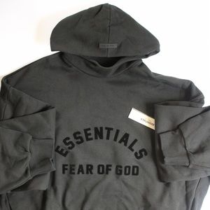NWT Fear of God Essentials hoodie Sz L